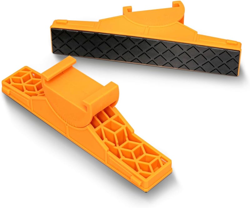 POWERTEC Swivel Jaws for Parallel Clamps, 2 Pack - Add-On Pivot Jaws for Irregular Shapes, Cabinet Door & Frame Gluing, Compatible with Most Standard Parallel Clamps (72156) - Image 1